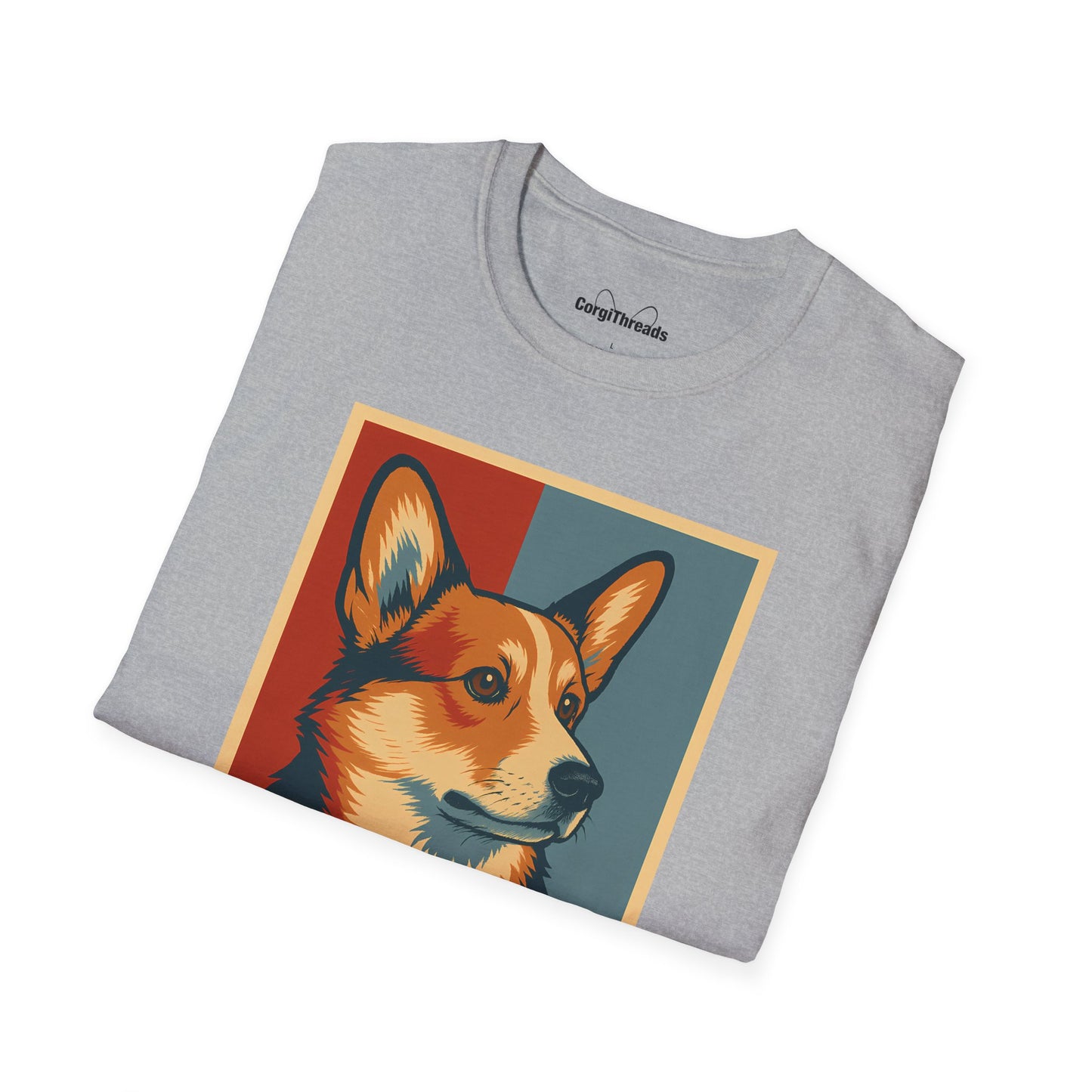 Corgi 'NOPE' Graphic T‑Shirt — Retro Pop Art Tee