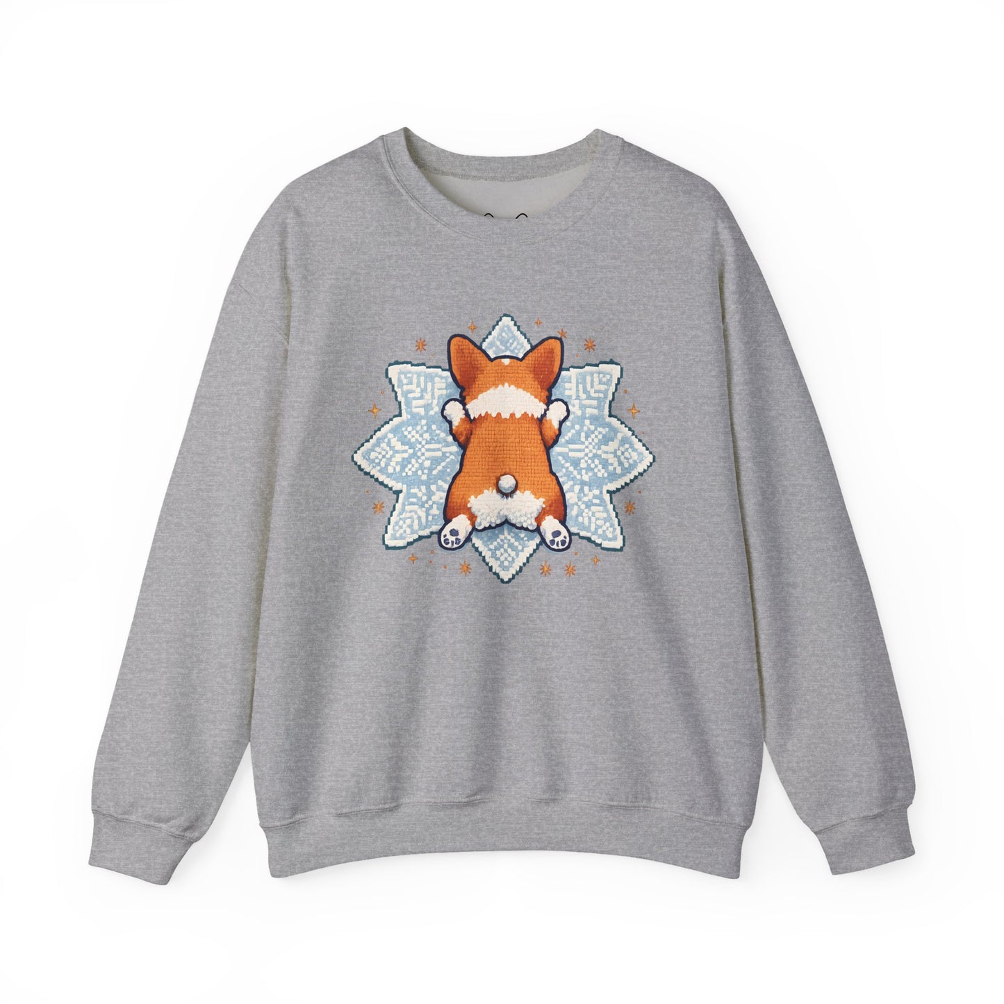 Corgi Sploot Mandala Sweatshirt — Cute Dog Christmas Crewneck