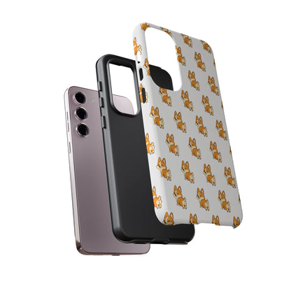 Cute Orange Corgi Pattern Tough Phone Case