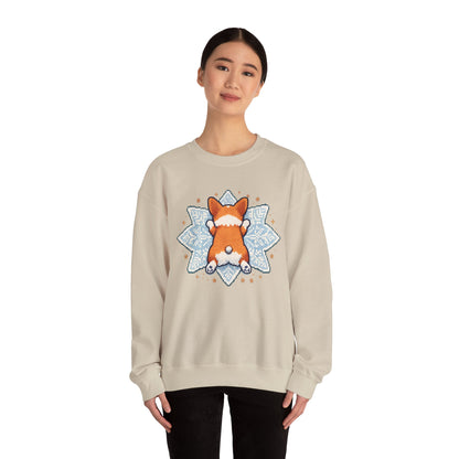 Corgi Sploot Mandala Sweatshirt — Cute Dog Christmas Crewneck