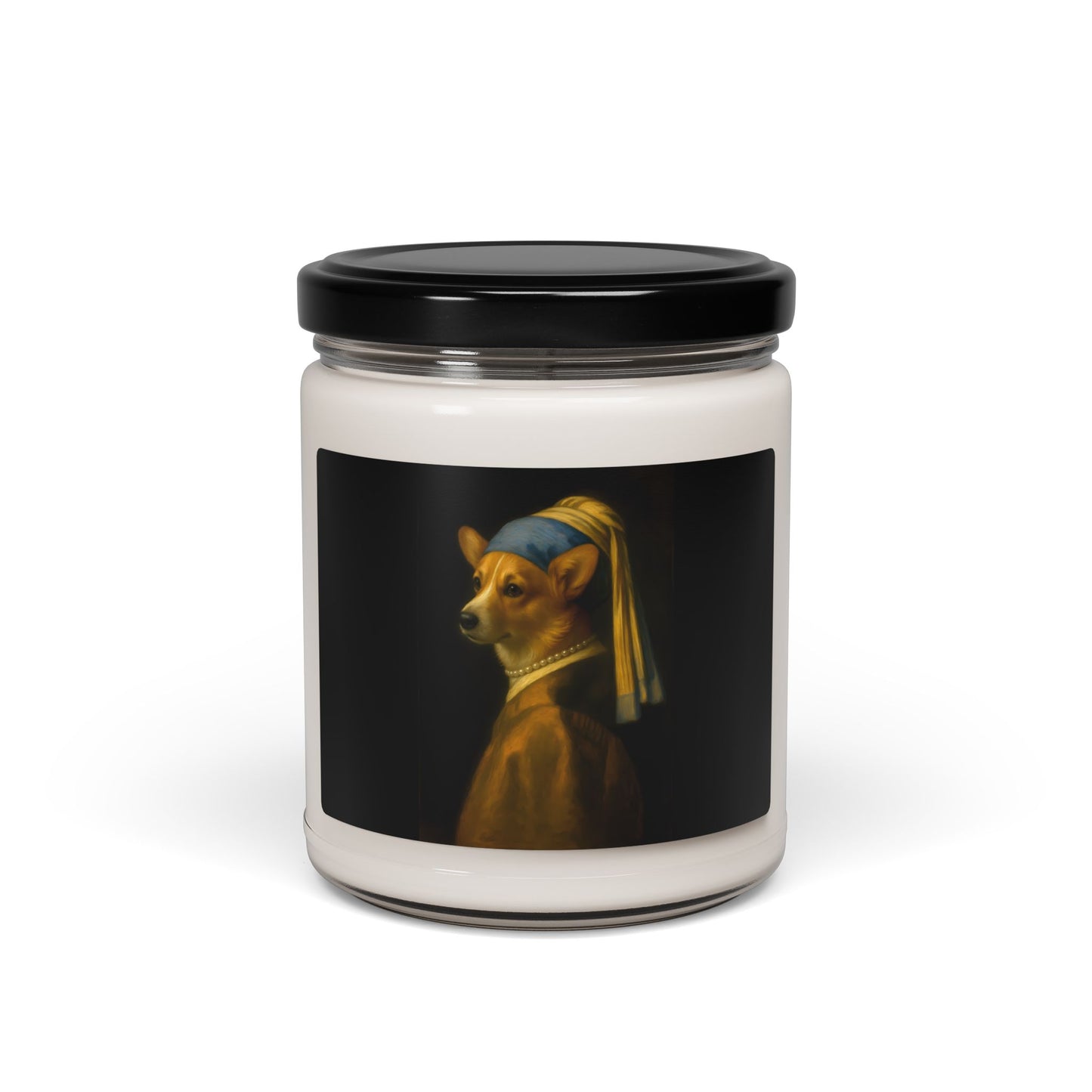 Scented Soy Candle, Girl With a Pearl Collar,  9oz