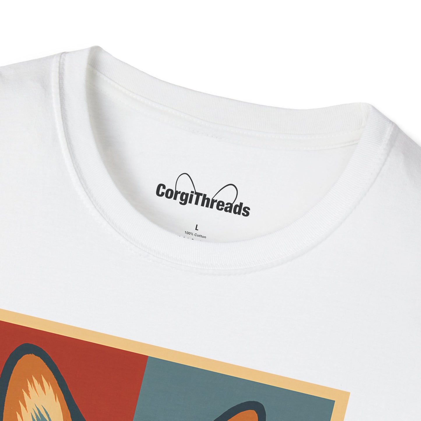 Corgi 'NOPE' Graphic T‑Shirt — Retro Pop Art Tee