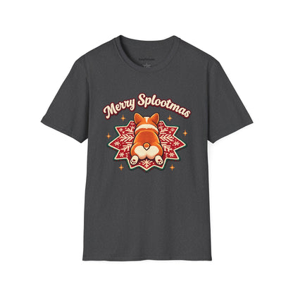 Merry Splootmas Corgi T-Shirt — Cute Holiday Tee
