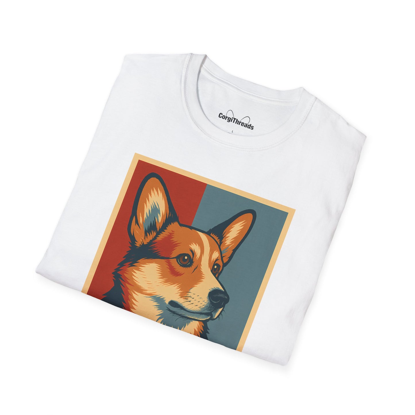 Corgi 'NOPE' Graphic T‑Shirt — Retro Pop Art Tee