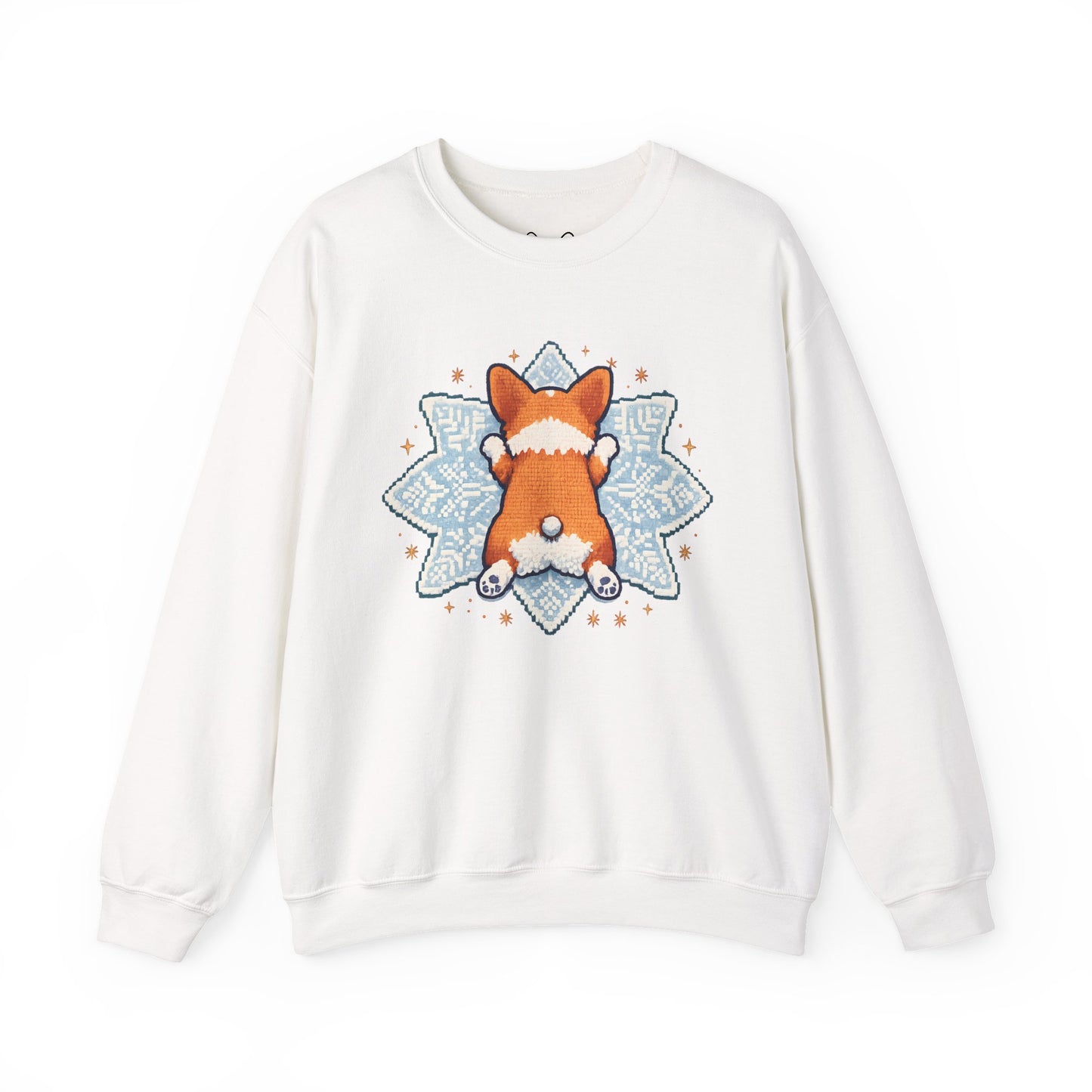 Corgi Sploot Mandala Sweatshirt — Cute Dog Christmas Crewneck
