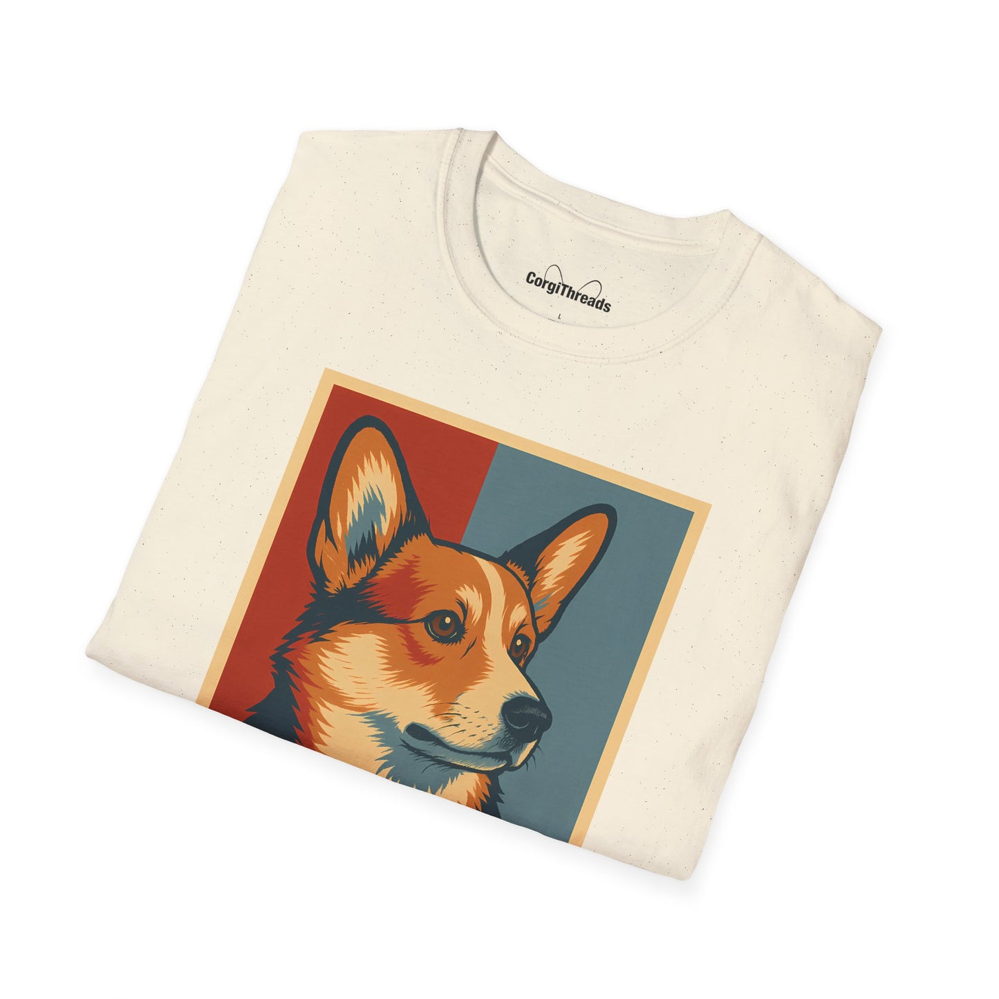Corgi 'NOPE' Graphic T‑Shirt — Retro Pop Art Tee