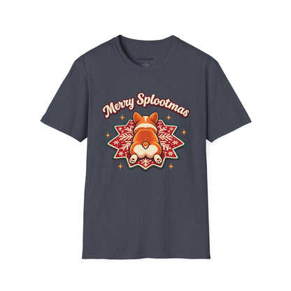 Merry Splootmas Corgi T-Shirt — Cute Holiday Tee