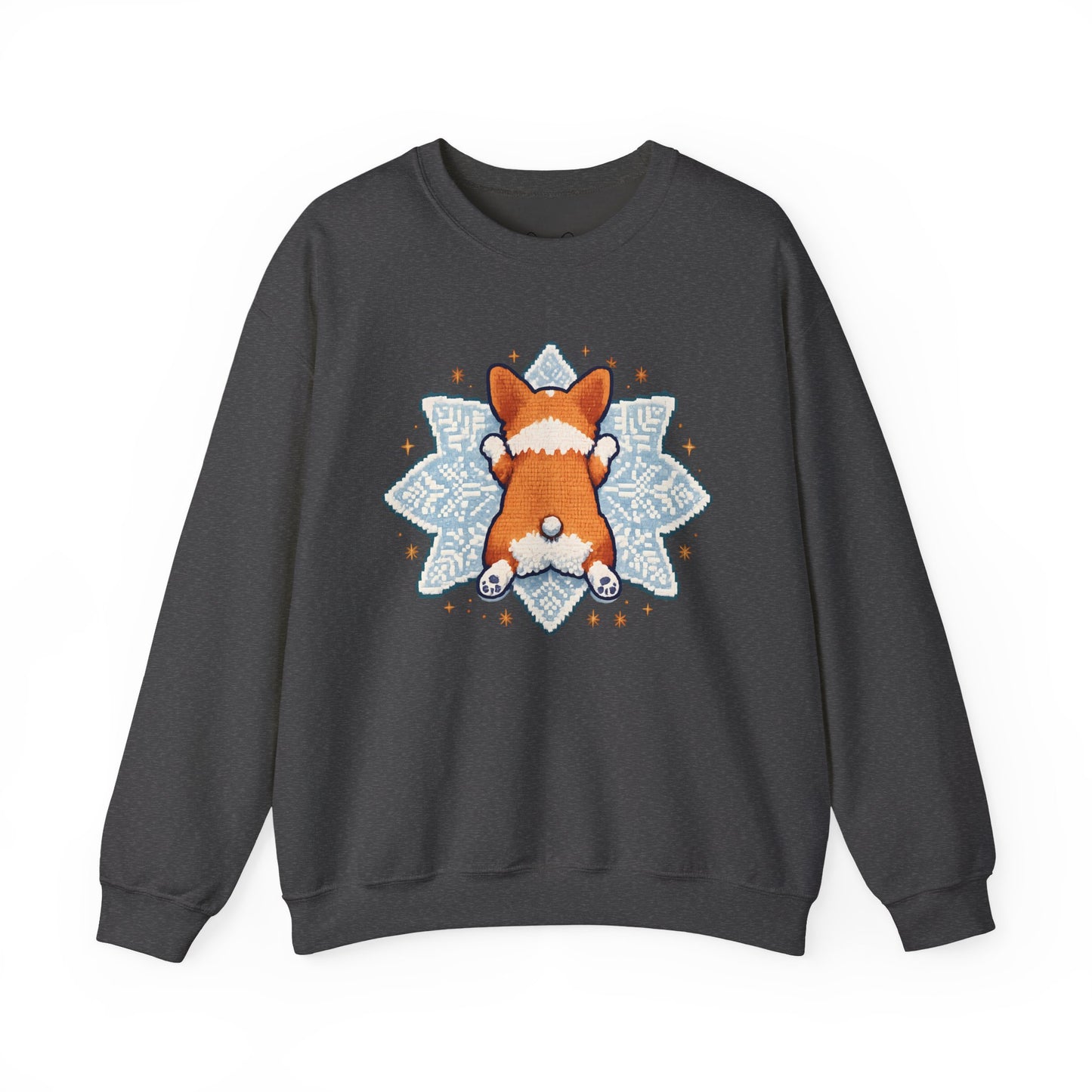 Corgi Sploot Mandala Sweatshirt — Cute Dog Christmas Crewneck