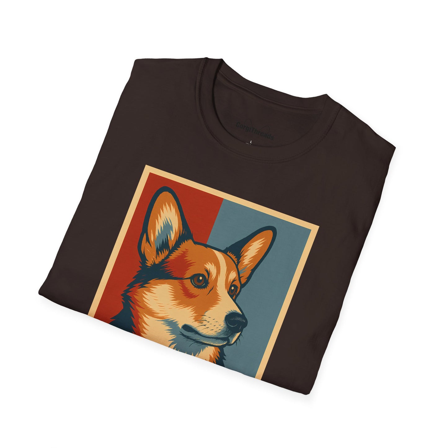 Corgi 'NOPE' Graphic T‑Shirt — Retro Pop Art Tee