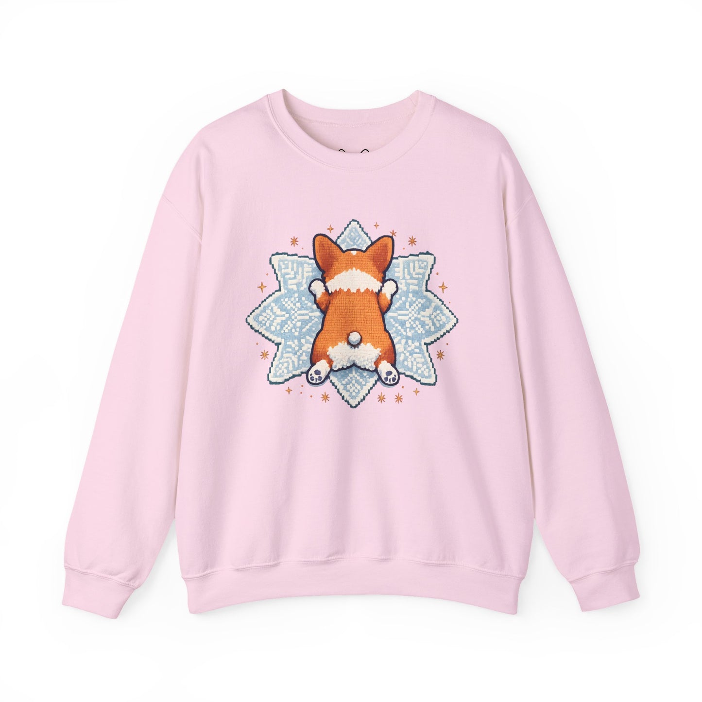 Corgi Sploot Mandala Sweatshirt — Cute Dog Christmas Crewneck