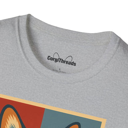 Corgi 'NOPE' Graphic T‑Shirt — Retro Pop Art Tee