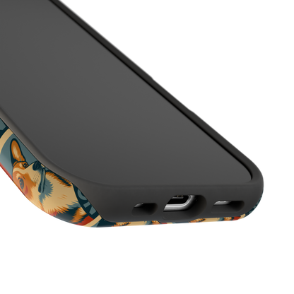 Corgi 'NOPE' Pattern Magsafe Impact Phone Case