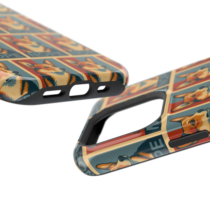 Corgi 'NOPE' Pattern Magsafe Impact Phone Case
