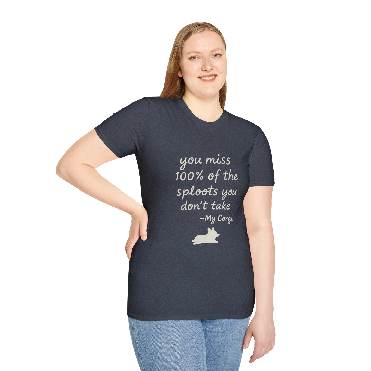 Inspirational 'You Miss 100% of the Splots You Don't Take' T-Shirt — Motivational Quote Tee