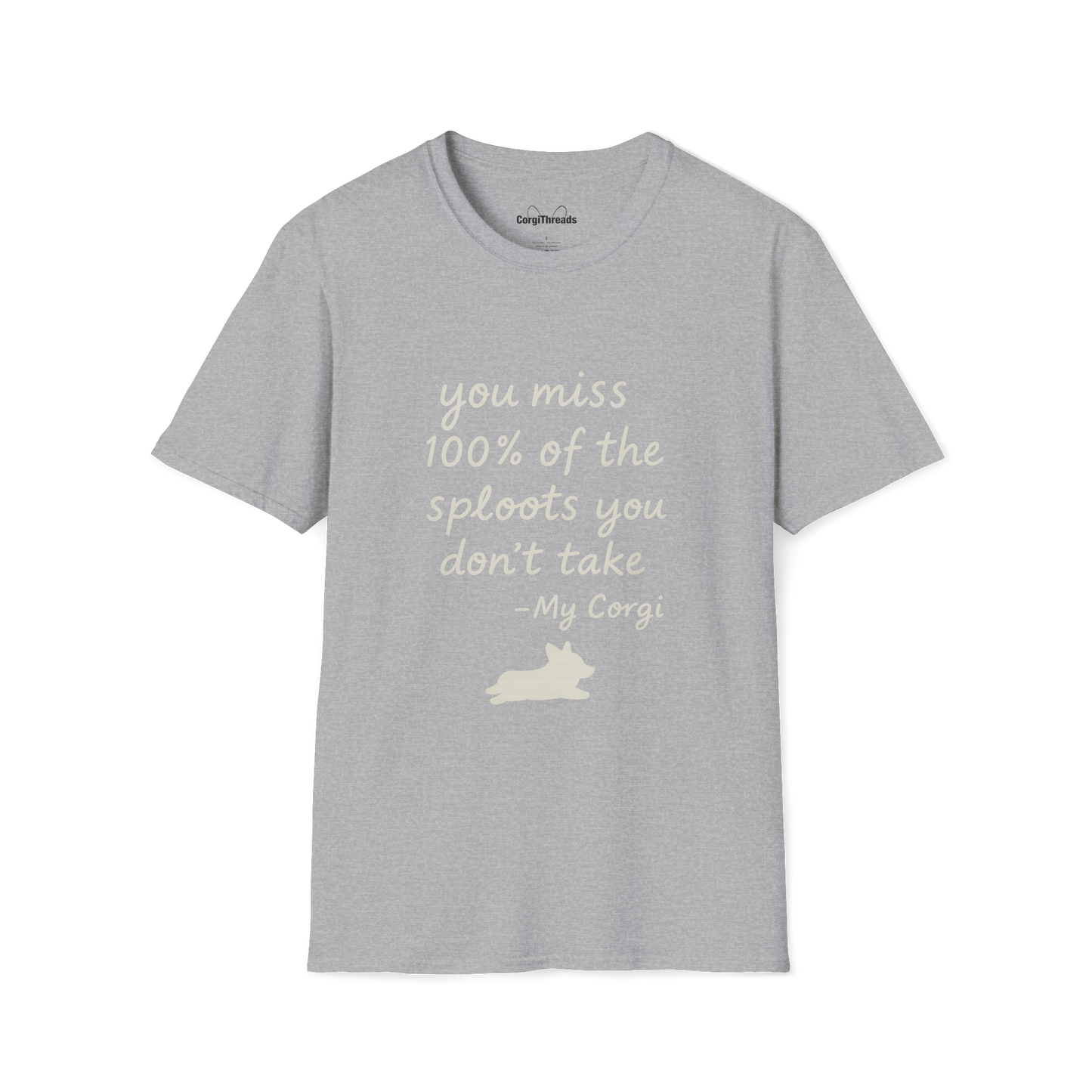 Inspirational 'You Miss 100% of the Splots You Don't Take' T-Shirt — Motivational Quote Tee