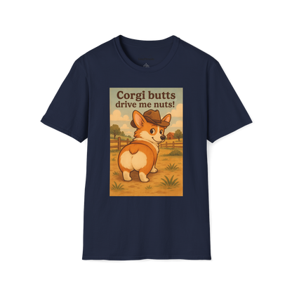 Corgi Butts Drive Me Nuts T-Shirt