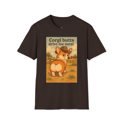 Corgi Butts Drive Me Nuts T-Shirt