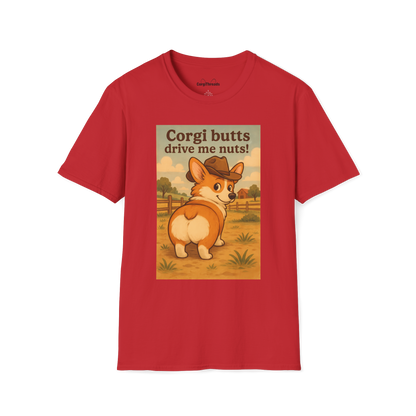 Corgi Butts Drive Me Nuts T-Shirt