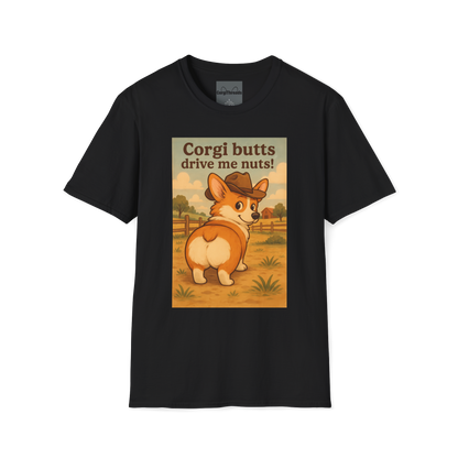 Corgi Butts Drive Me Nuts T-Shirt