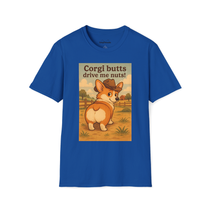 Corgi Butts Drive Me Nuts T-Shirt