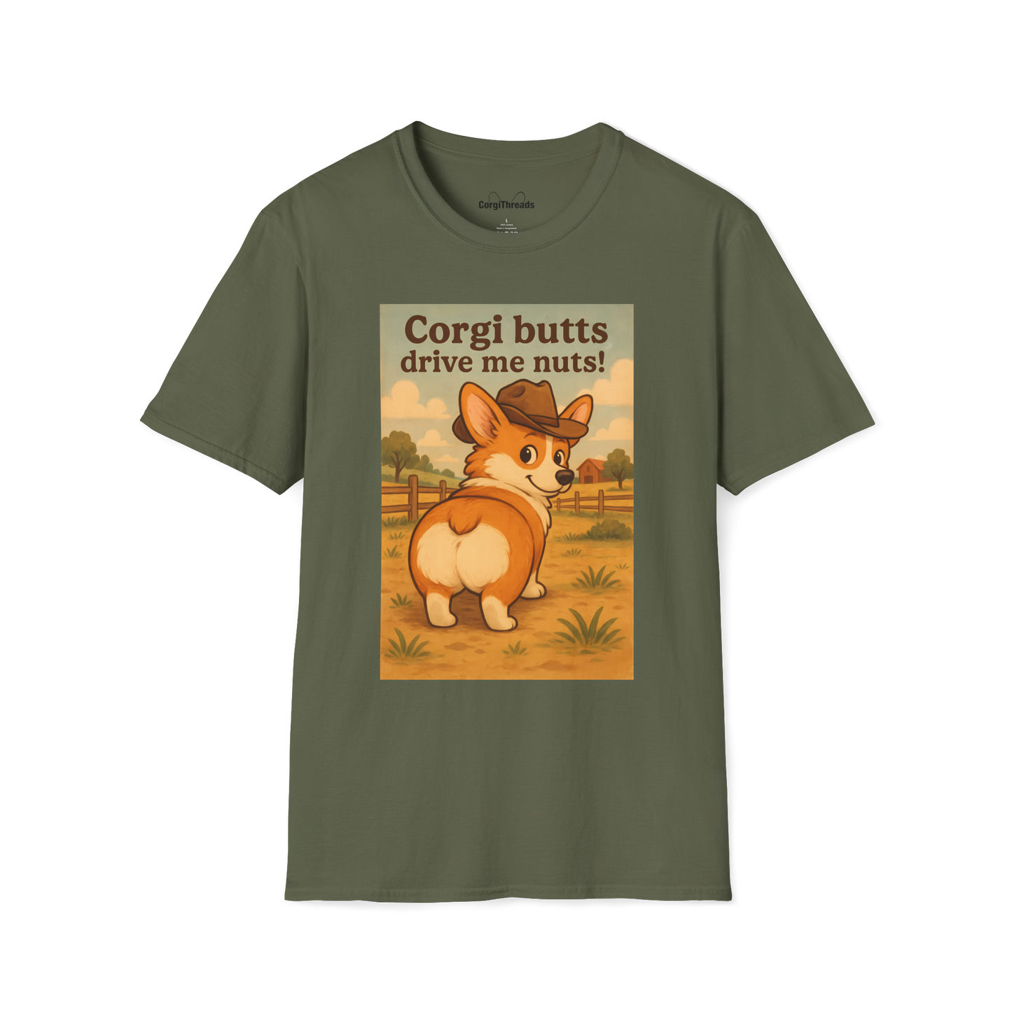 Corgi Butts Drive Me Nuts T-Shirt