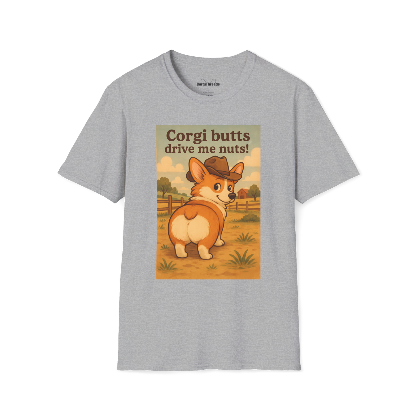 Corgi Butts Drive Me Nuts T-Shirt