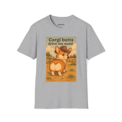 Corgi Butts Drive Me Nuts T-Shirt