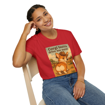 Corgi Butts Drive Me Nuts T-Shirt