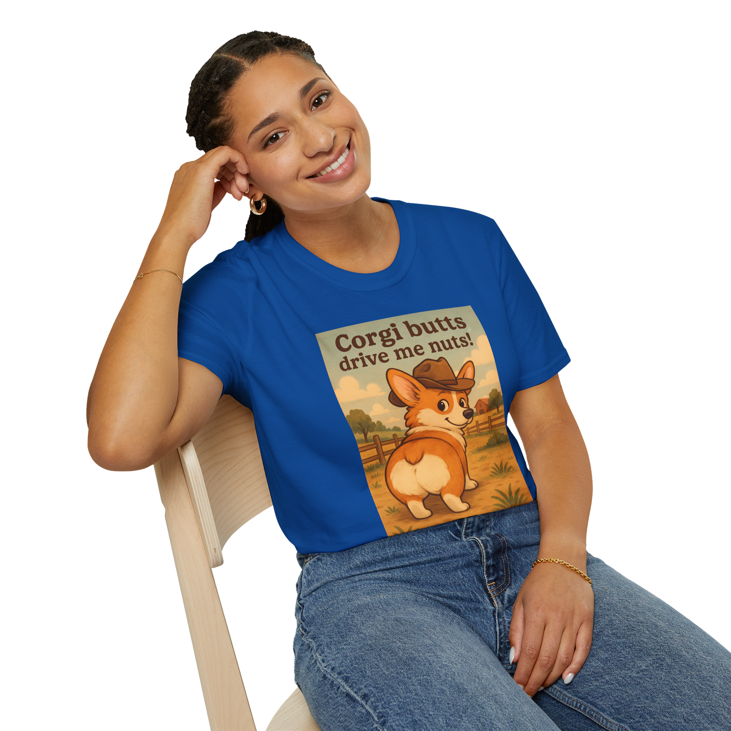 Corgi Butts Drive Me Nuts T-Shirt