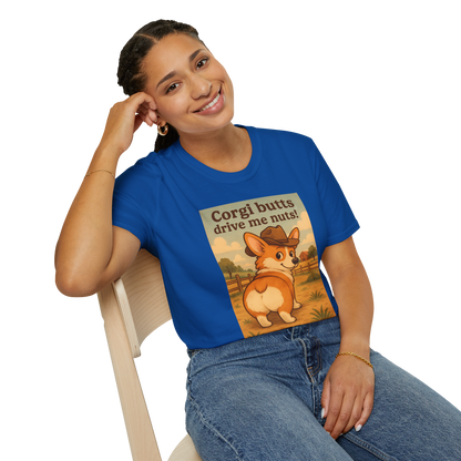 Corgi Butts Drive Me Nuts T-Shirt