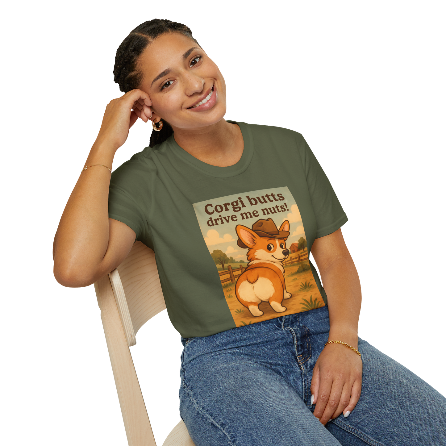 Corgi Butts Drive Me Nuts T-Shirt