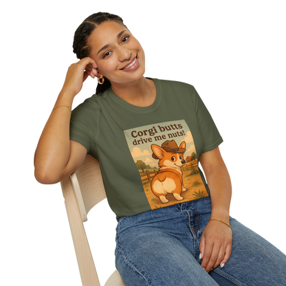 Corgi Butts Drive Me Nuts T-Shirt