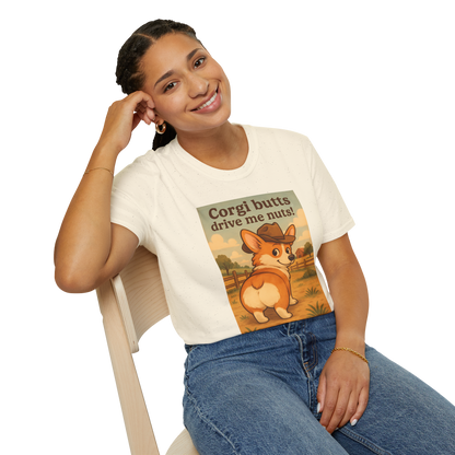 Corgi Butts Drive Me Nuts T-Shirt