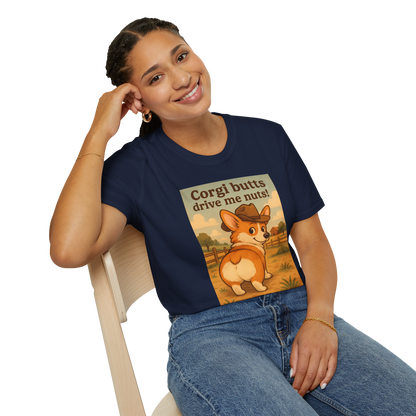Corgi Butts Drive Me Nuts T-Shirt