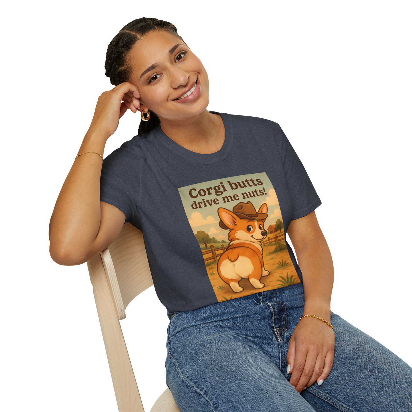 Corgi Butts Drive Me Nuts T-Shirt