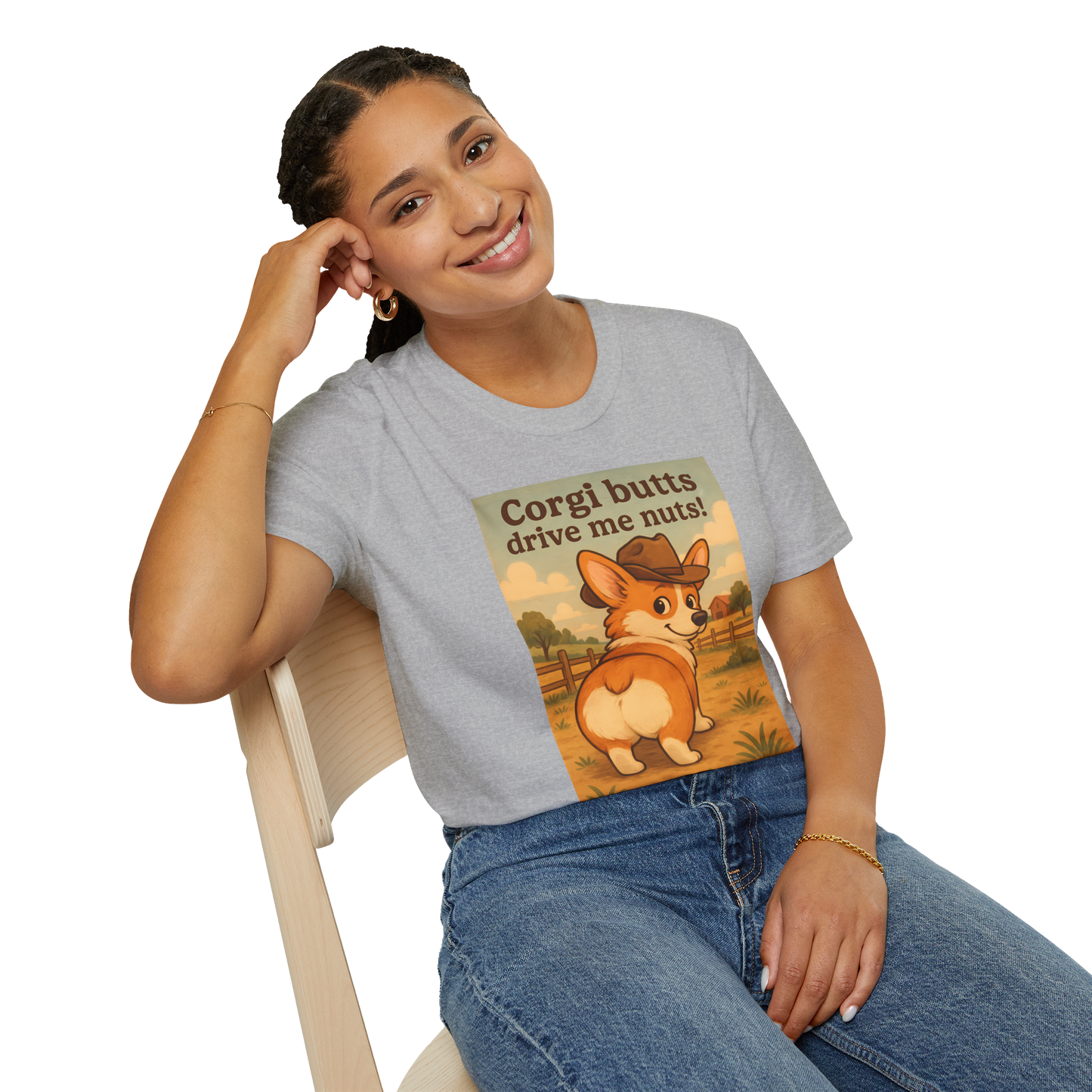Corgi Butts Drive Me Nuts T-Shirt