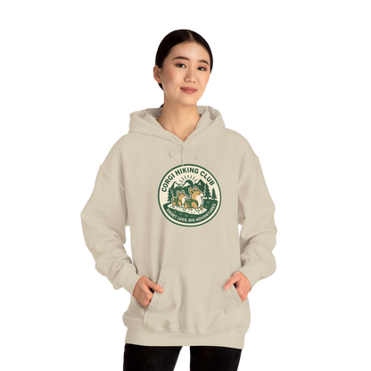 Corgi Hiking Club Hoodie — Corgi Dog Lover Outdoor Sweatshirt