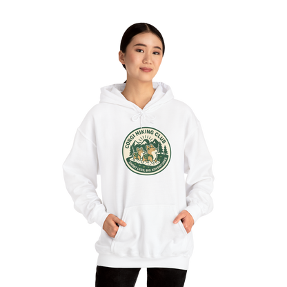 Corgi Hiking Club Hoodie — Corgi Dog Lover Outdoor Sweatshirt