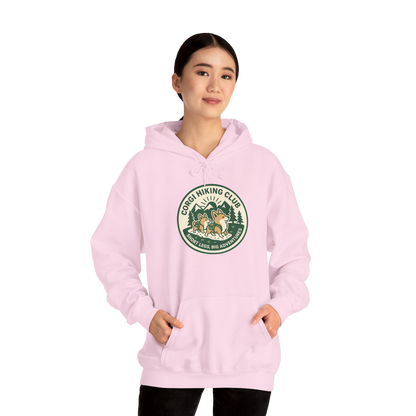 Corgi Hiking Club Hoodie — Corgi Dog Lover Outdoor Sweatshirt