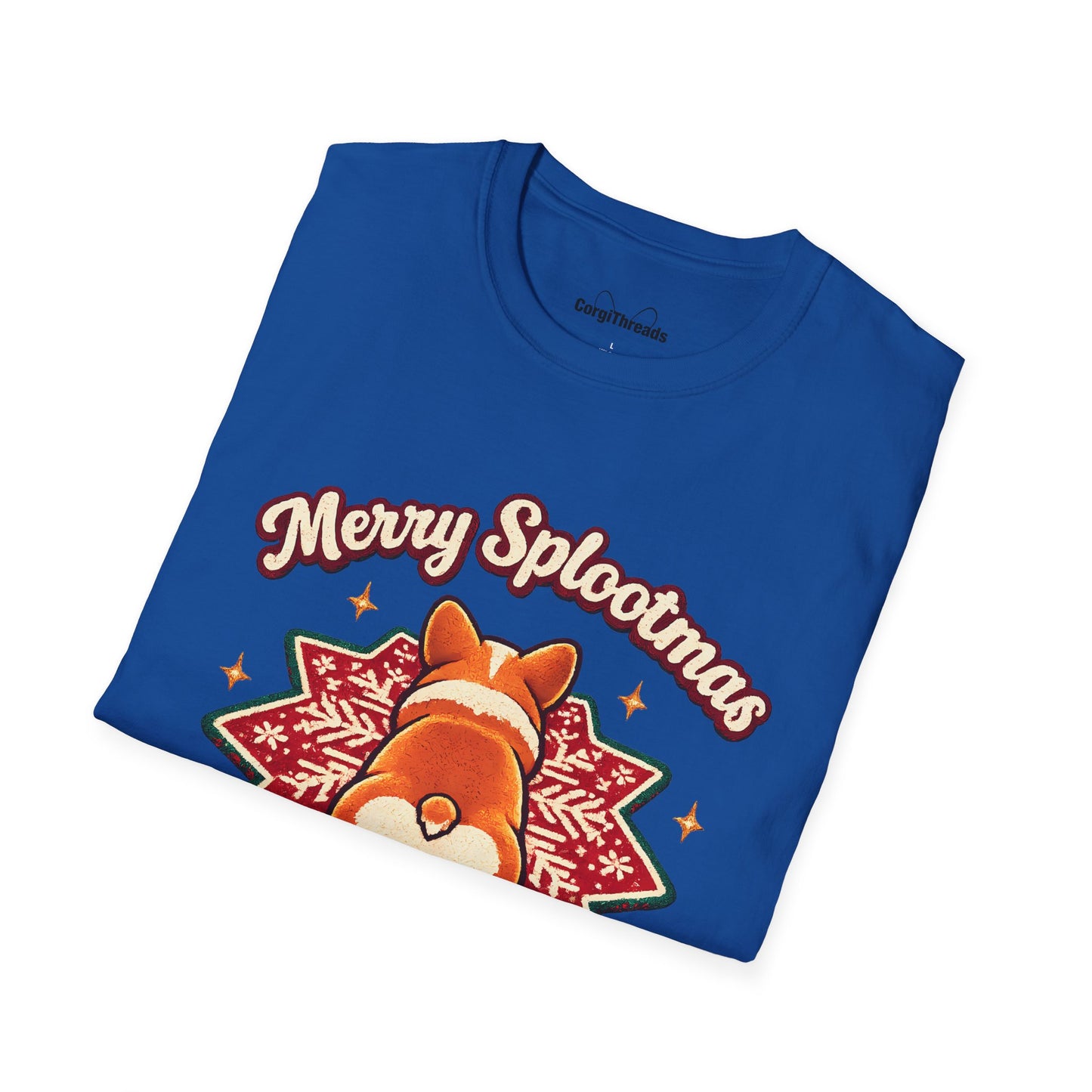 Merry Splootmas Corgi T-Shirt — Cute Holiday Tee