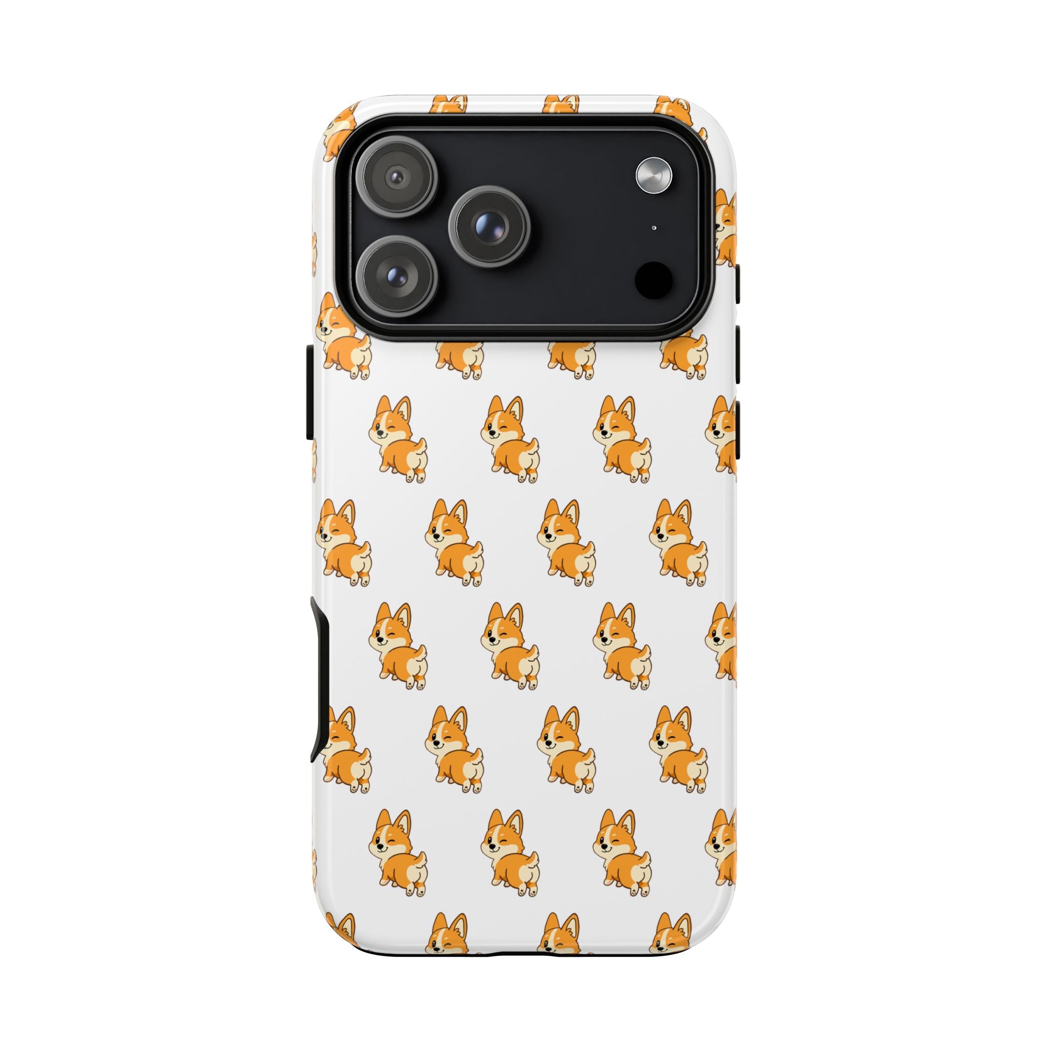 Cute Orange Corgi Pattern Tough Phone Case