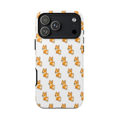 Cute Orange Corgi Pattern Tough Phone Case