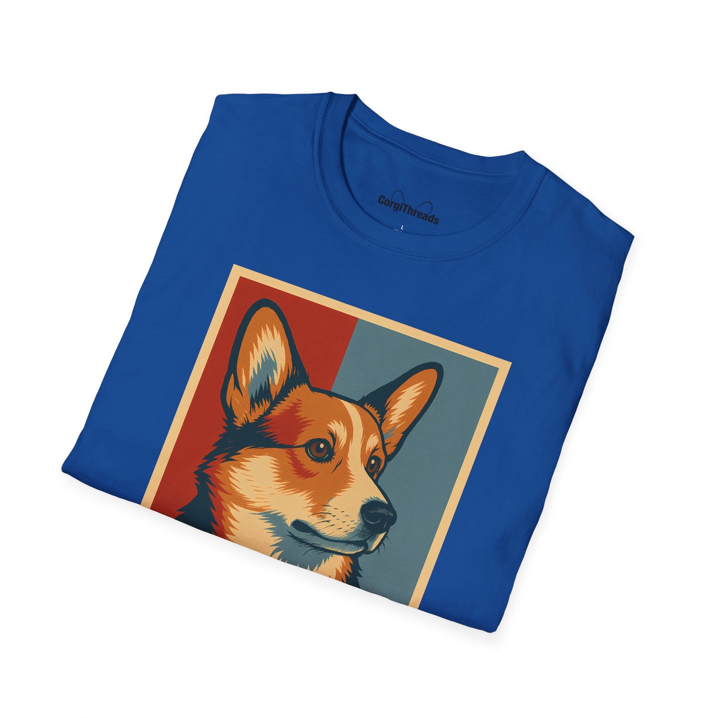 Corgi 'NOPE' Graphic T‑Shirt — Retro Pop Art Tee
