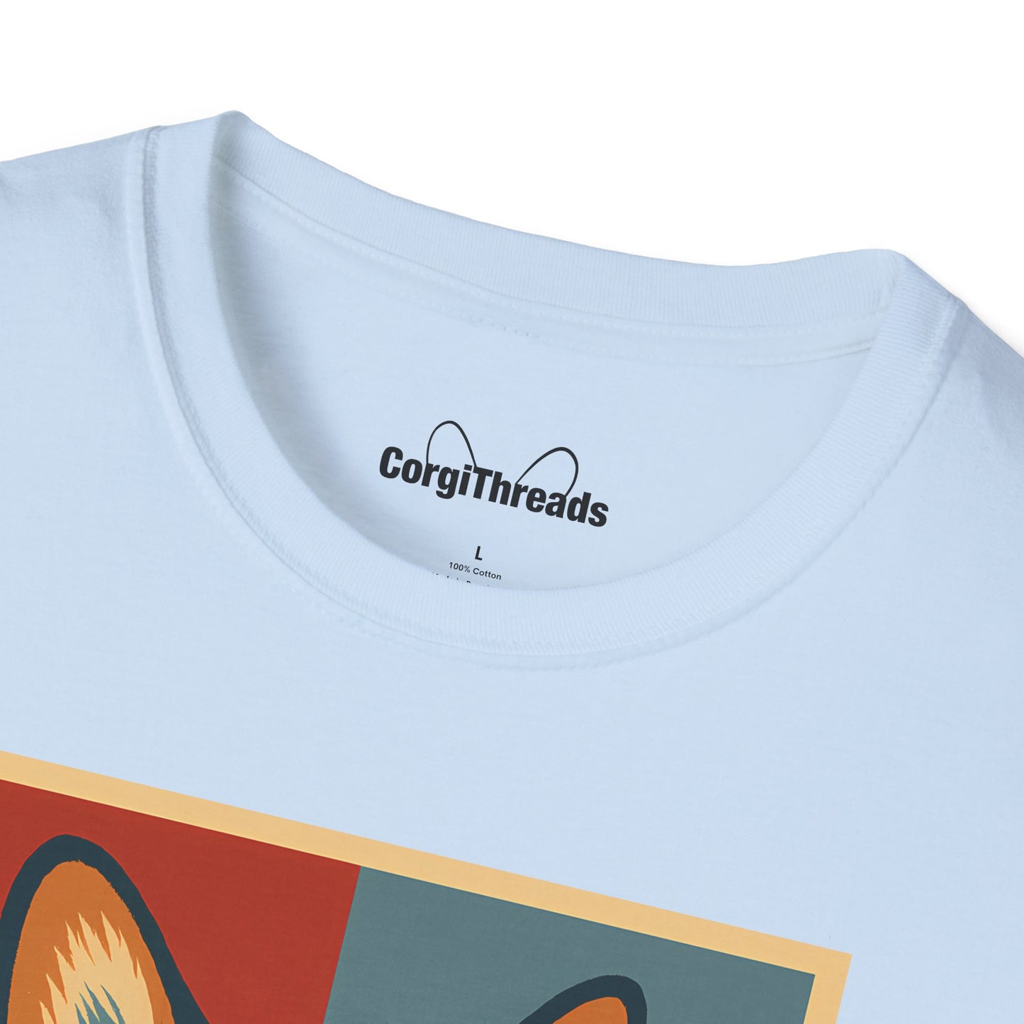 Corgi 'NOPE' Graphic T‑Shirt — Retro Pop Art Tee