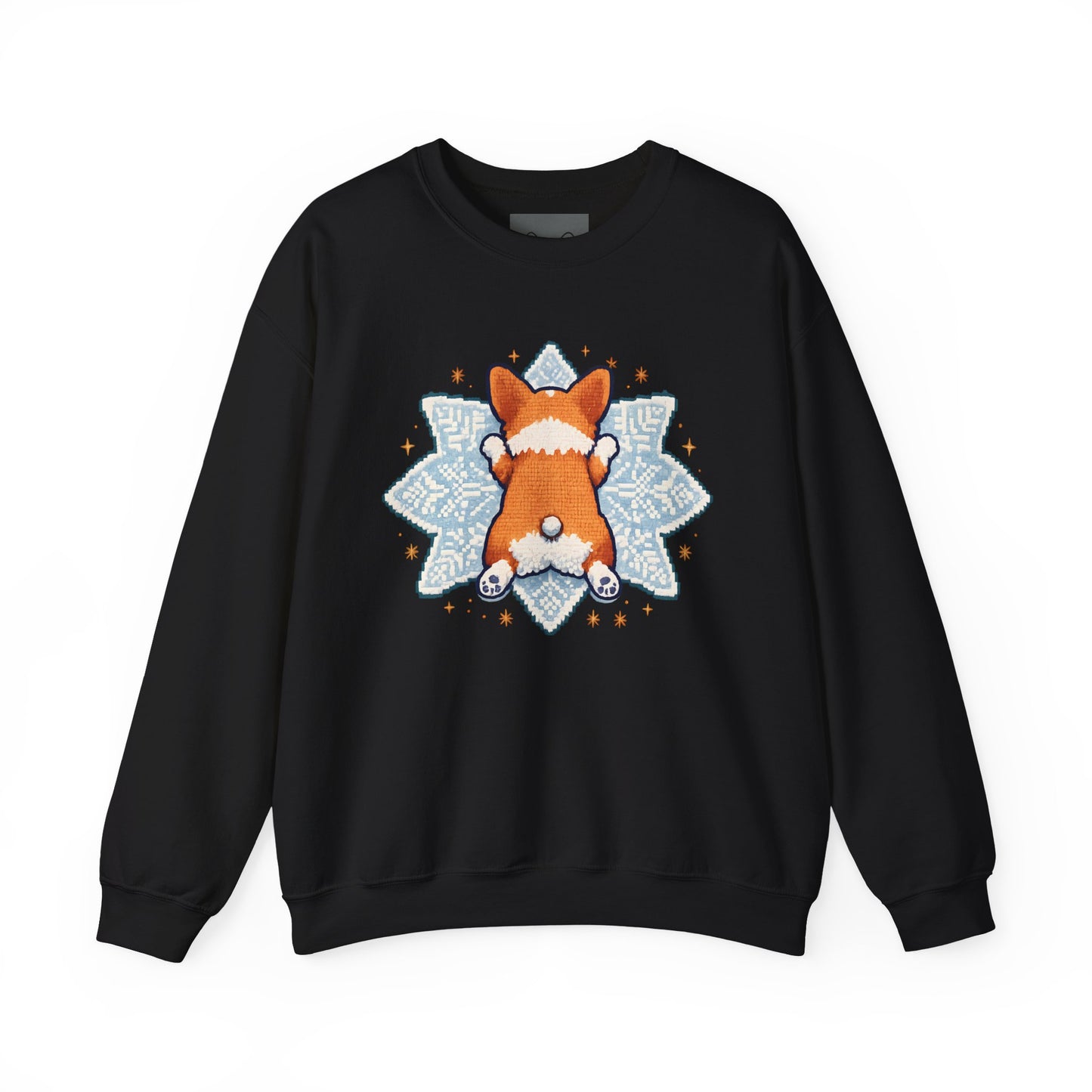 Corgi Sploot Mandala Sweatshirt — Cute Dog Christmas Crewneck
