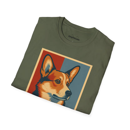 Corgi 'NOPE' Graphic T‑Shirt — Retro Pop Art Tee