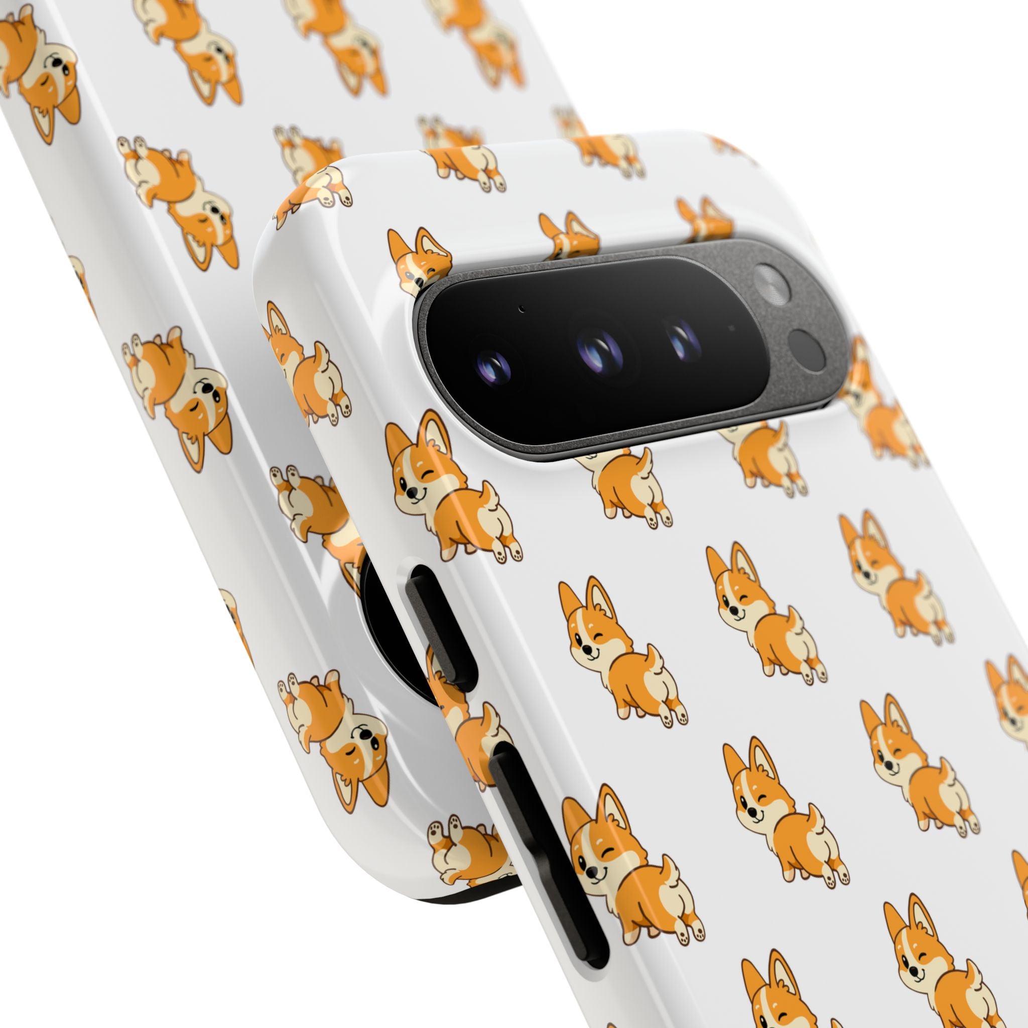 Cute Orange Corgi Pattern Tough Phone Case