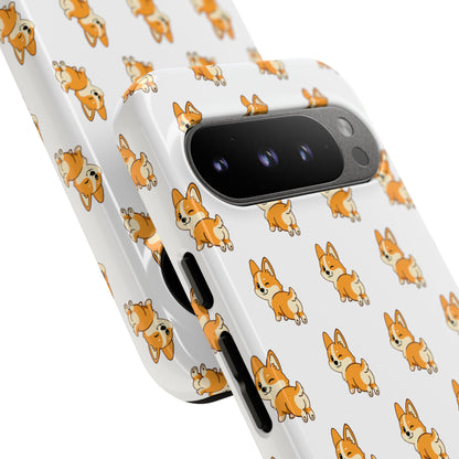 Cute Orange Corgi Pattern Tough Phone Case