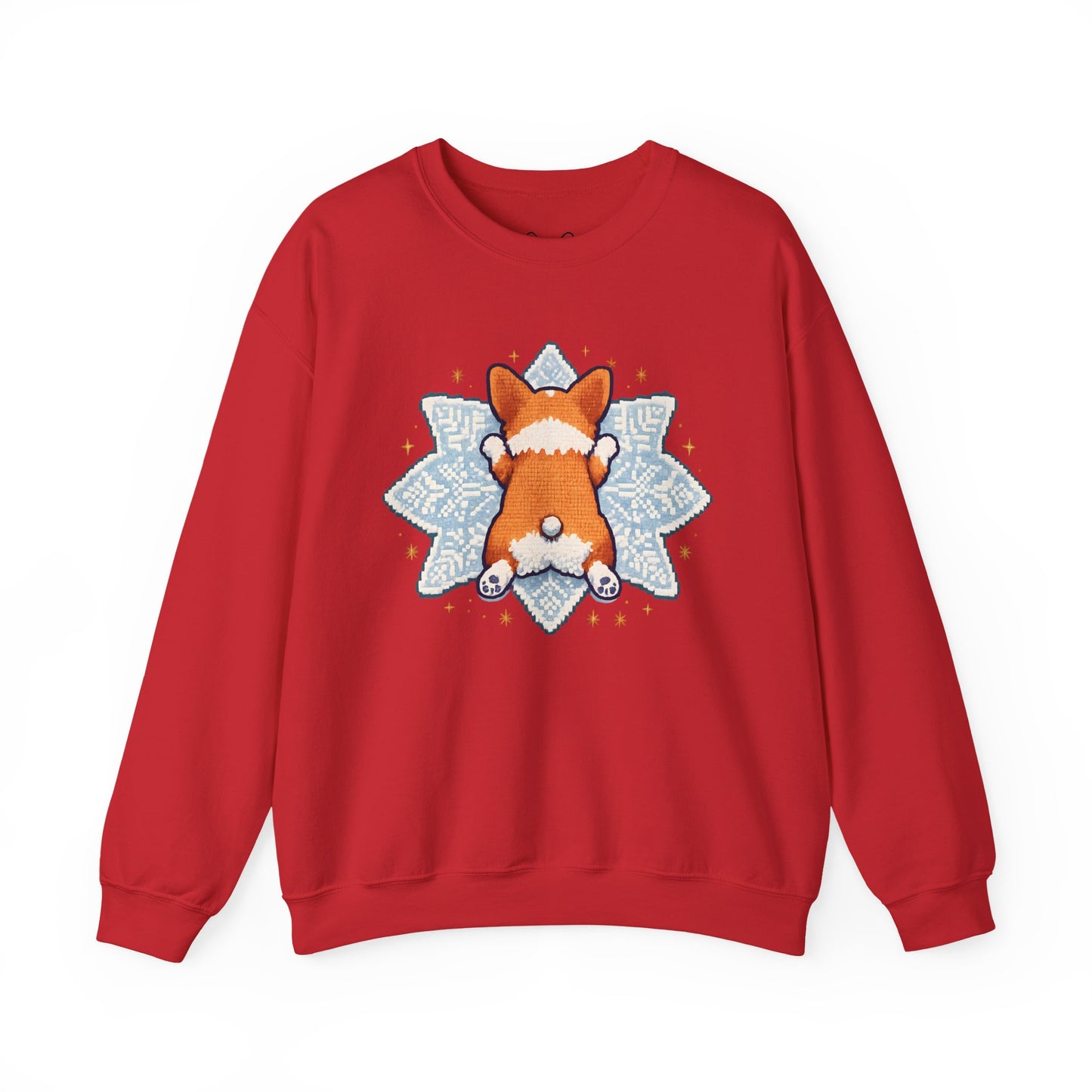 Corgi Sploot Mandala Sweatshirt — Cute Dog Christmas Crewneck