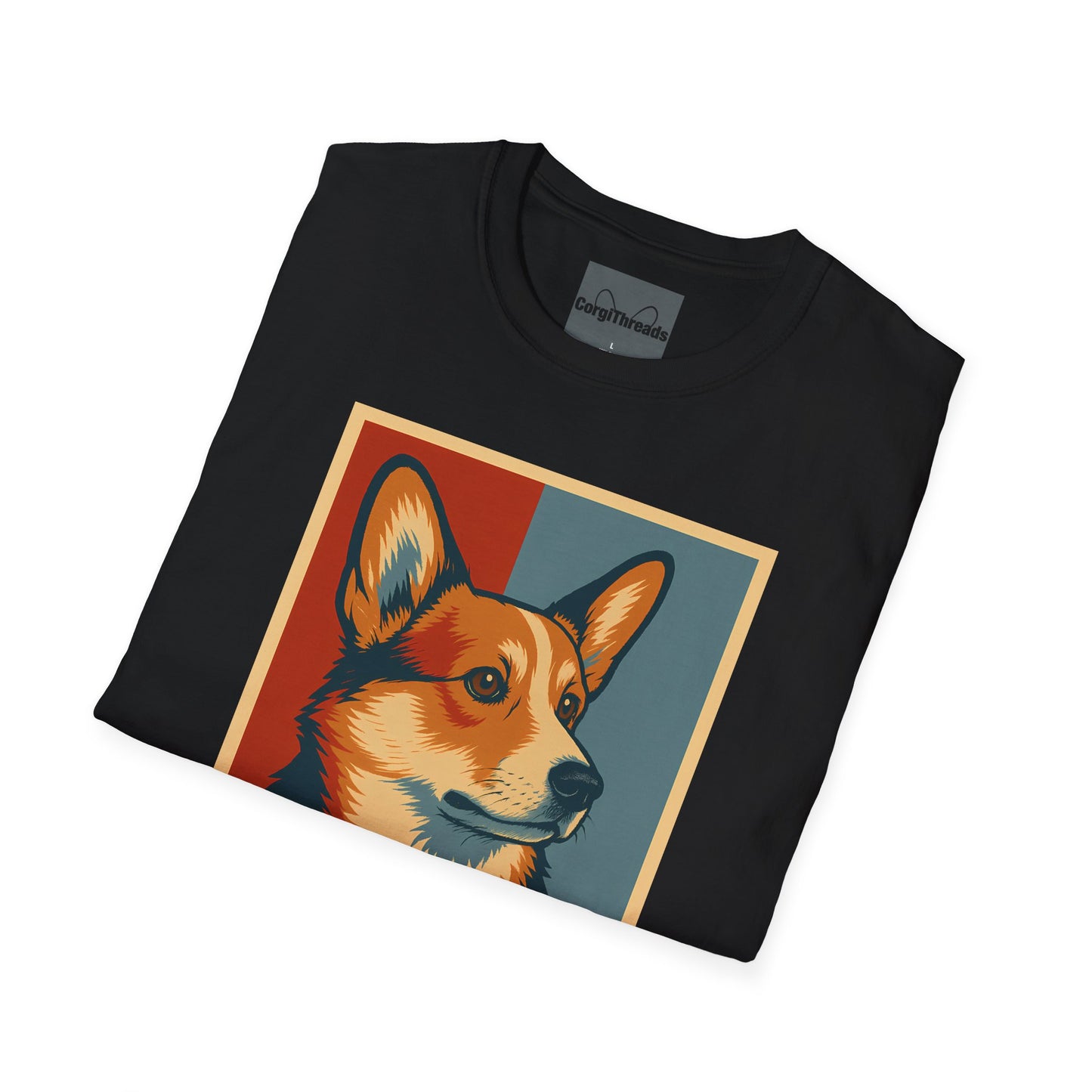 Corgi 'NOPE' Graphic T‑Shirt — Retro Pop Art Tee